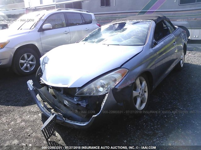 4T1FA38P16U084045 - 2006 TOYOTA CAMRY SOLARA SE/SLE ღია ლურჯი ფოტო 2
