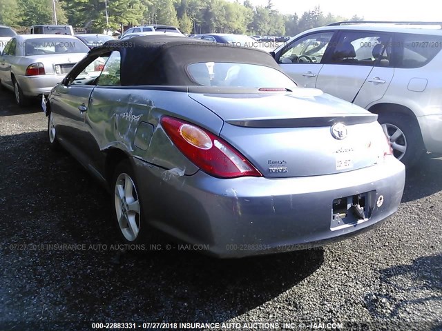 4T1FA38P16U084045 - 2006 TOYOTA CAMRY SOLARA SE/SLE ღია ლურჯი ფოტო 3