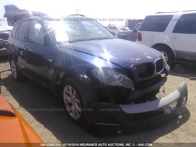 5UXZV4C54BL415751 - 2011 BMW X5 XDRIVE35I BLUE photo 1