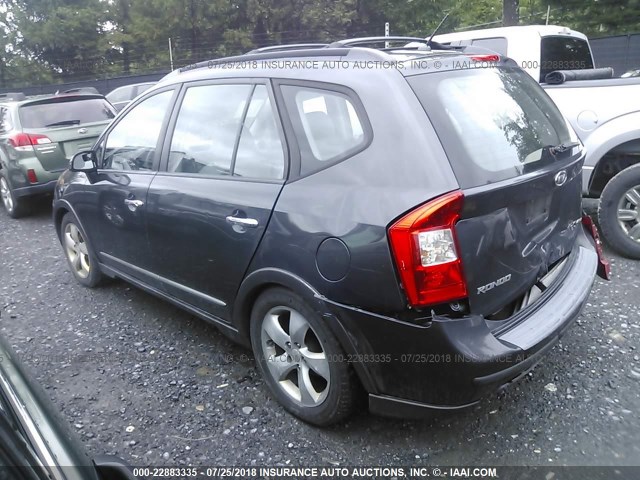 KNAFG526477112741 - 2007 KIA RONDO LX/EX GRAY photo 3