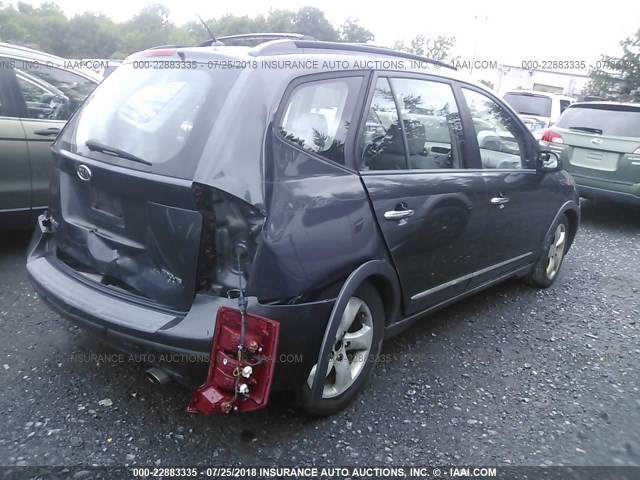 KNAFG526477112741 - 2007 KIA RONDO LX/EX GRAY photo 4