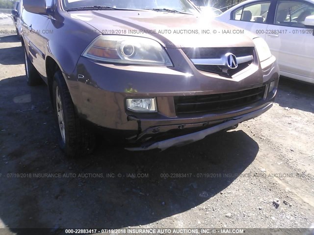 2HNYD18694H516911 - 2004 ACURA MDX TOURING BROWN photo 6