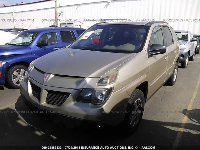 3G7DA03E85S503361 - 2005 PONTIAC AZTEK GOLD photo 2