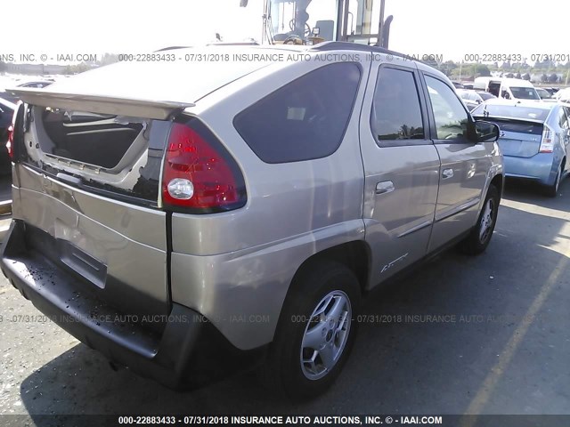 3G7DA03E85S503361 - 2005 PONTIAC AZTEK GOLD photo 4