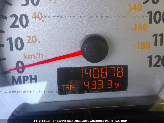 1G8AL55B77Z158404 - 2007 SATURN ION LEVEL 3 RED photo 7