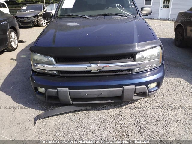 1GNDT13SX32351526 - 2003 CHEVROLET TRAILBLAZER  BLUE photo 6