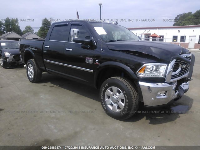 3C6UR5GL8JG107984 - 2018 RAM 2500 LONGHORN BLACK photo 1