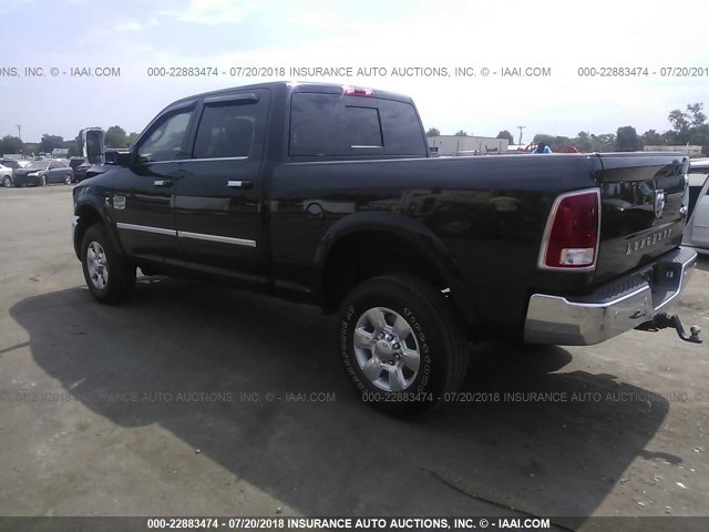 3C6UR5GL8JG107984 - 2018 RAM 2500 LONGHORN BLACK photo 3