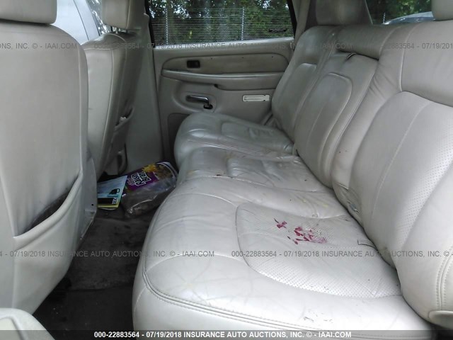 1GYEK63NX2R200712 - 2002 CADILLAC ESCALADE LUXURY WHITE photo 8