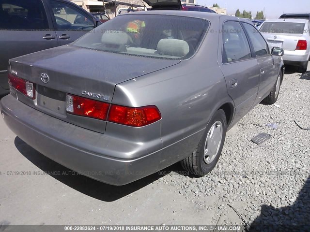 4T1BG22K8YU656476 - 2000 TOYOTA CAMRY CE/LE/XLE 棕色 照片 4