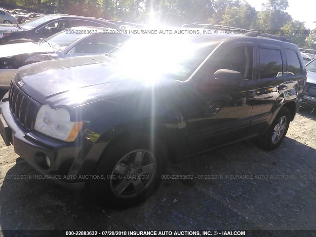 1J4GR48K76C202384 - 2006 JEEP GRAND CHEROKEE LAREDO/COLUMBIA/FREEDOM 黑色 照片 2