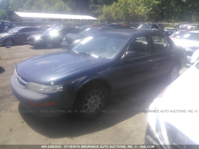 JN1CA21D7WM929596 - 1998 NISSAN MAXIMA GLE/GXE/SE BLUE photo 2