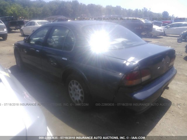 JN1CA21D7WM929596 - 1998 NISSAN MAXIMA GLE/GXE/SE BLUE photo 3