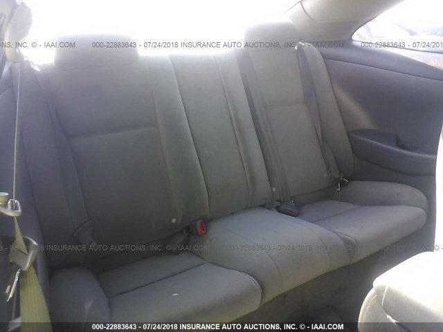 4T1CE38P74U890184 - 2004 TOYOTA CAMRY SOLARA SE/SLE SILVER photo 8