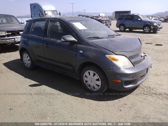 JTKKT624060134513 - 2006 TOYOTA SCION XA შავი ფოტო 1