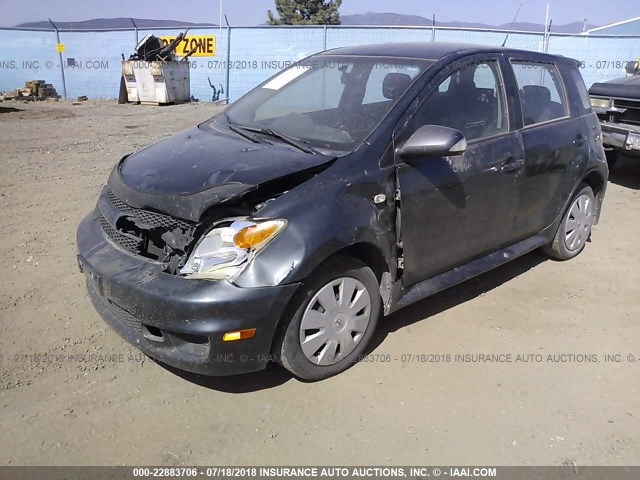 JTKKT624060134513 - 2006 TOYOTA SCION XA შავი ფოტო 2