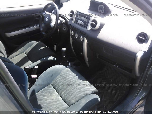 JTKKT624060134513 - 2006 TOYOTA SCION XA შავი ფოტო 5