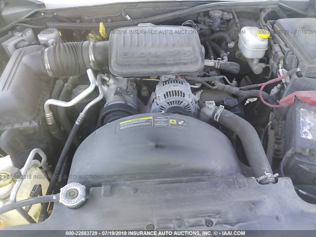 1D7HE28K76S532323 - 2006 DODGE DAKOTA QUAD/ST GRAY photo 10