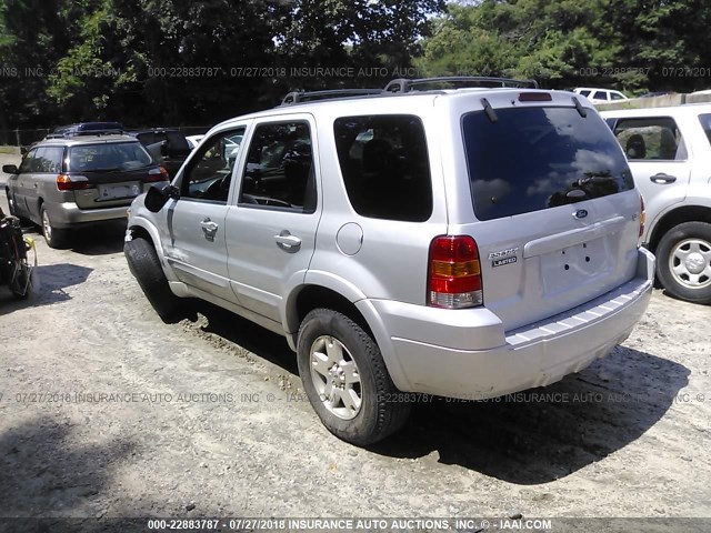 1FMYU94156KD09776 - 2006 FORD ESCAPE LIMITED SILVER photo 3