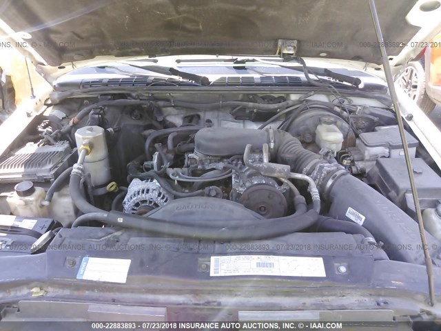 1GKDT13W9Y2346566 - 2000 GMC JIMMY / ENVOY  WHITE photo 10