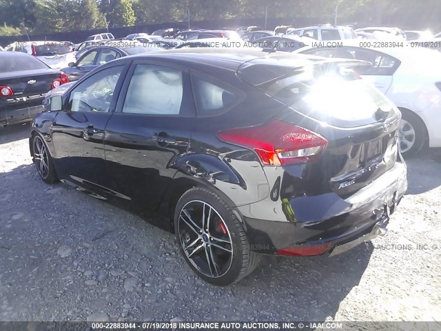 1FADP3L91JL213294 - 2018 FORD FOCUS ST BLACK photo 3