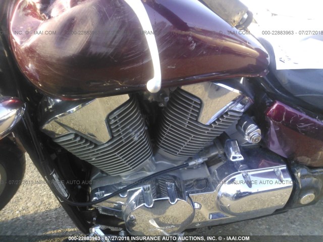 1HFSC55076A211257 - 2006 HONDA VTX1300 C MAROON photo 9