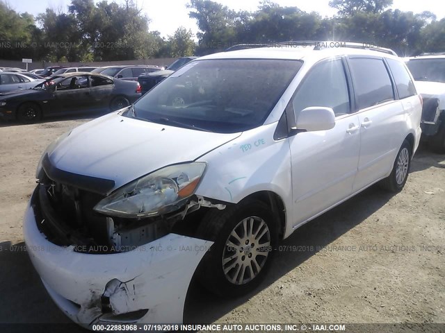 5TDBK22C37S008378 - 2007 TOYOTA SIENNA XLE/XLE LIMITED WHITE photo 2