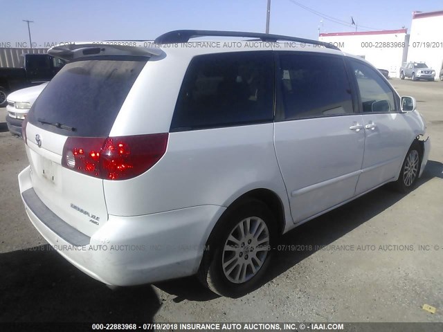 5TDBK22C37S008378 - 2007 TOYOTA SIENNA XLE/XLE LIMITED WHITE photo 4