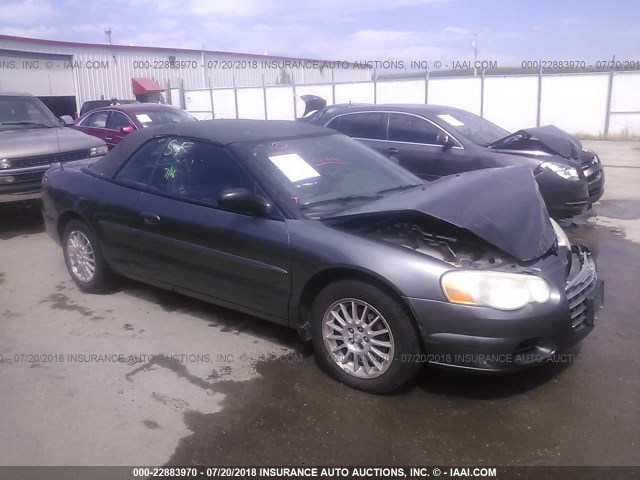 1C3EL45R55N658083 - 2005 CHRYSLER SEBRING GRAY photo 1