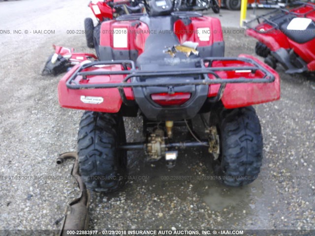 1HFTE4004H4307641 - 2017 HONDA TRX420 FM RED photo 6