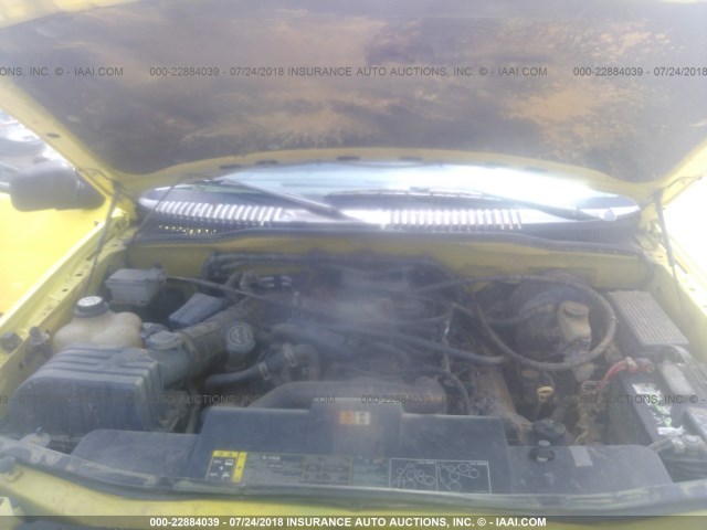 1FMZU63WX3UA55563 - 2003 FORD EXPLORER XLT/XLT SPORT/NBX 黄色 照片 10