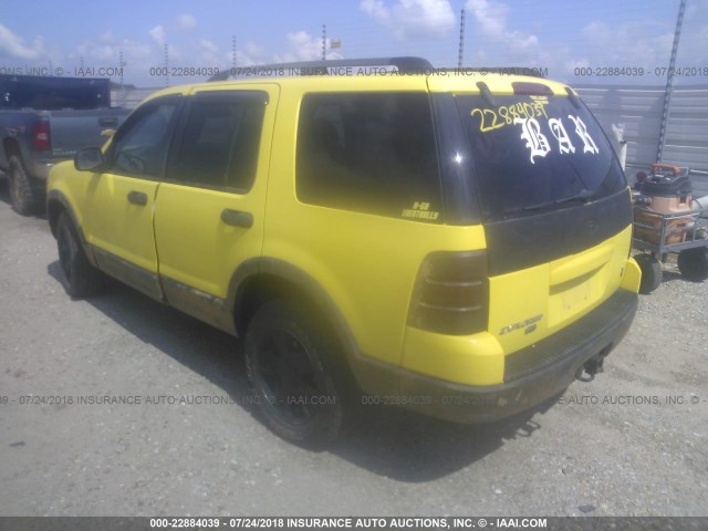1FMZU63WX3UA55563 - 2003 FORD EXPLORER XLT/XLT SPORT/NBX 黄色 照片 3