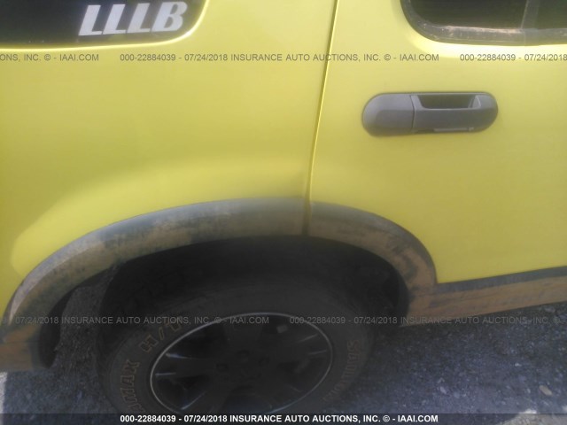 1FMZU63WX3UA55563 - 2003 FORD EXPLORER XLT/XLT SPORT/NBX 黄色 照片 6