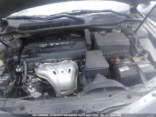 4T1BE46K67U004398 - 2007 TOYOTA CAMRY NEW GENERAT CE/LE/XLE/SE GRAY photo 10