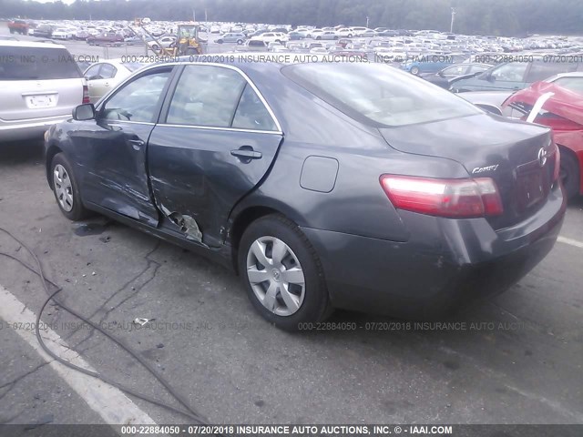 4T1BE46K67U004398 - 2007 TOYOTA CAMRY NEW GENERAT CE/LE/XLE/SE GRAY photo 3
