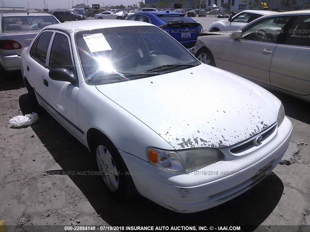 1NXBR12E5YZ384256 - 2000 TOYOTA COROLLA VE/CE/LE WHITE photo 1