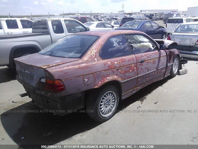 WBABE5324RJA07593 - 1994 BMW 318 IS RED photo 4