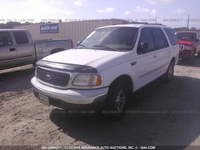1FMRU15L5YLA44344 - 2000 FORD EXPEDITION XLT WHITE photo 2