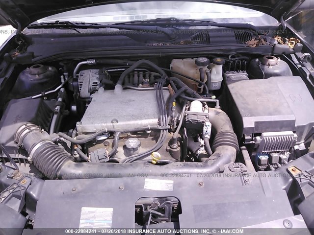 1G1ZT54824F125038 - 2004 CHEVROLET MALIBU LS BLACK photo 10