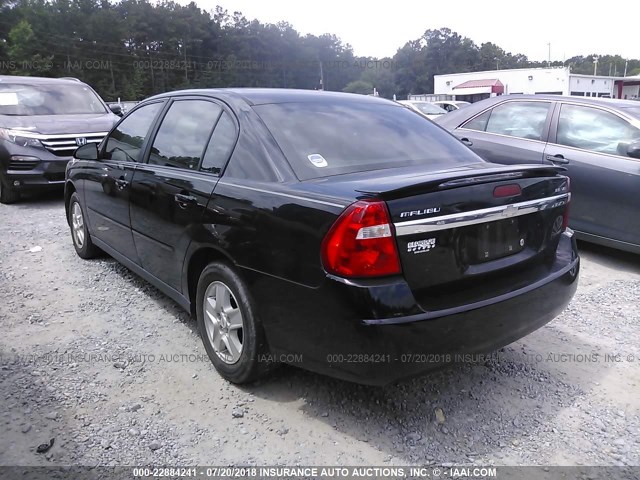 1G1ZT54824F125038 - 2004 CHEVROLET MALIBU LS BLACK photo 3