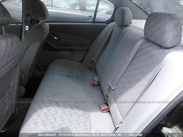 1G1ZT54824F125038 - 2004 CHEVROLET MALIBU LS BLACK photo 8