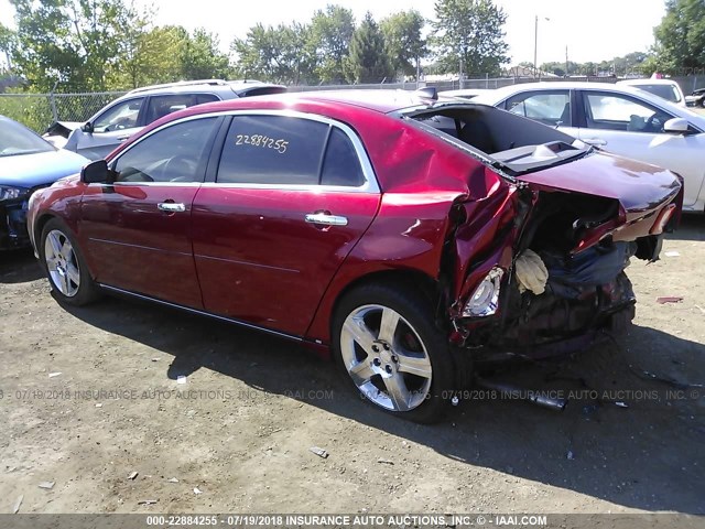 1G1ZC5E06CF267965 - 2012 CHEVROLET MALIBU 1LT 红色 照片 3