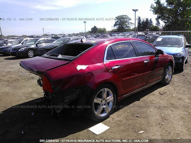1G1ZC5E06CF267965 - 2012 CHEVROLET MALIBU 1LT 红色 照片 4