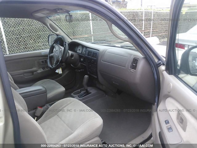 5TEGN92N74Z344315 - 2004 TOYOTA TACOMA DOUBLE CAB PRERUNNER GOLD photo 5