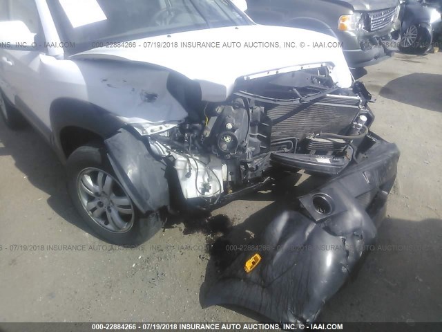 KM8JN72D96U330974 - 2006 HYUNDAI TUCSON GLS/LIMITED 白色 照片 6