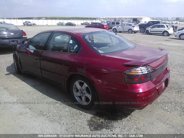 1G2HY52K84U235000 - 2004 PONTIAC BONNEVILLE SLE MAROON photo 3