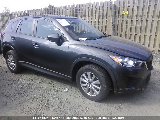 JM3KE2BE1F0458192 - 2015 MAZDA CX-5 SPORT GRAY photo 1