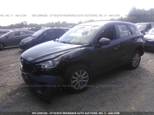 JM3KE2BE1F0458192 - 2015 MAZDA CX-5 SPORT GRAY photo 2