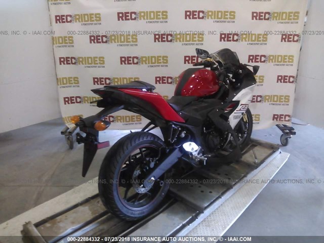 MH3RH06Y6FK002945 - 2015 YAMAHA YZFR3 RED photo 4