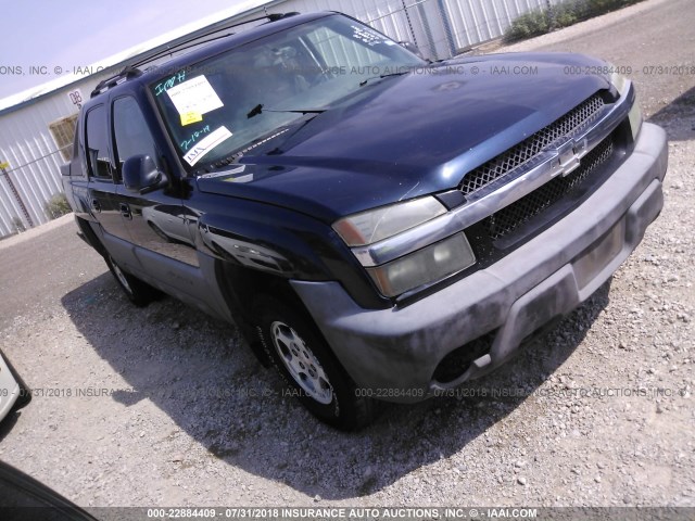 3GNEC12T94G299930 - 2004 CHEVROLET AVALANCHE C1500 BLUE photo 1